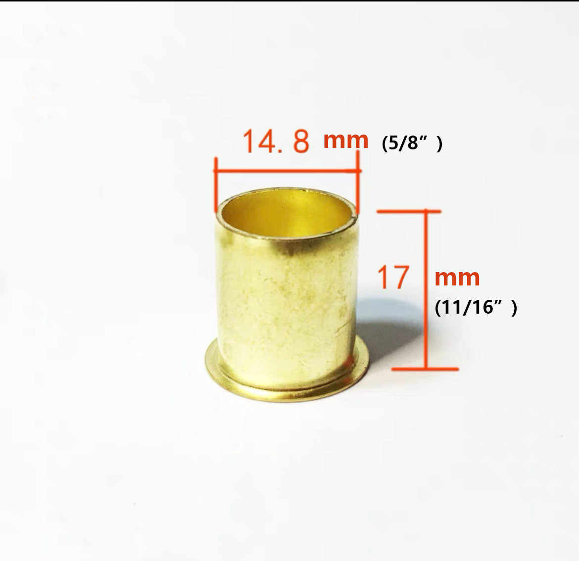 Pine Needle Coiling Tool - Set of 5 - Basket Weaving Gauge (Brass)