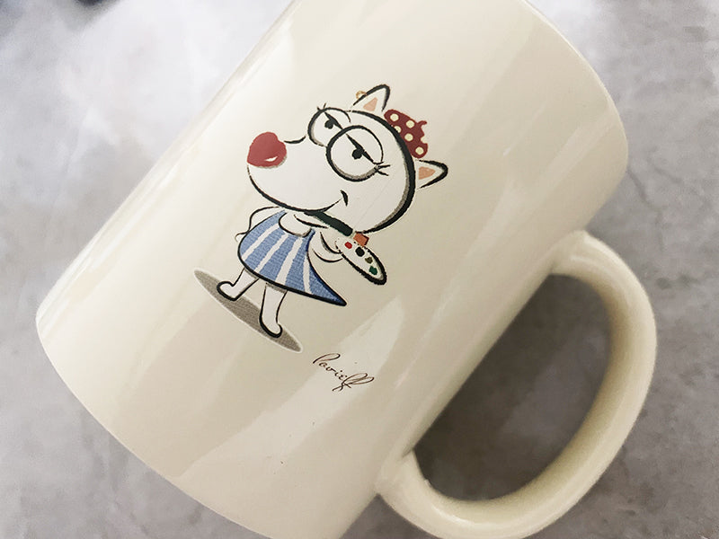 lovielf cute dog puppy Cartoon Mug Cup